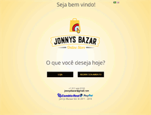 Tablet Screenshot of jonnysbazar.com